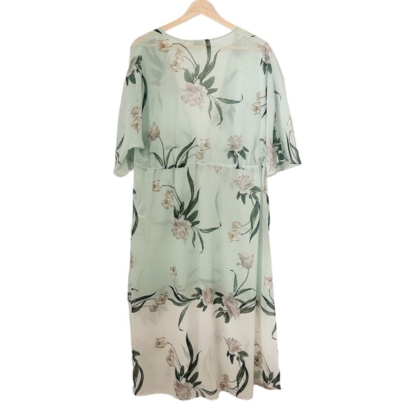 Ted Baker London Finlay Maxi Cover-Up Kimono Mint Green Coverup — Size M - Picture 5 of 12